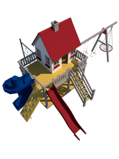 Ігровий майданчик з дерева Казка